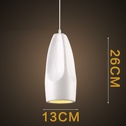 Vintage Retro Mini-Stil Maleri Metall Pendellampe