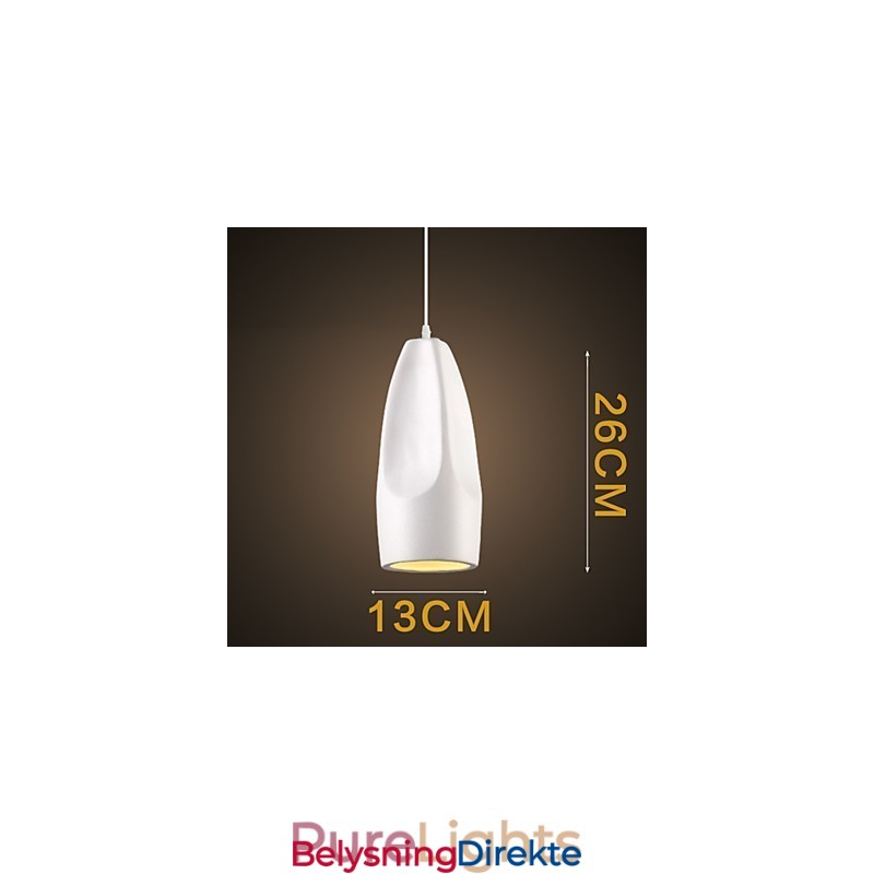 Vintage Retro Mini-Stil Maleri Metall Pendellampe