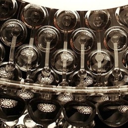 Perlebesatt Pendellampe Med 1 Lyspære