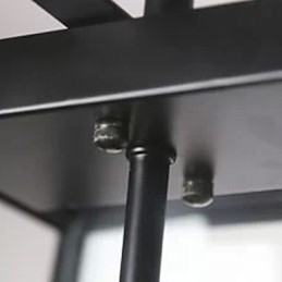 Rustikk Lysekrone I Ministil Med Galvanisert Metall