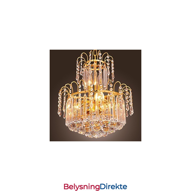 Luksuriøs Krystalllysekrone Med 7 Lys