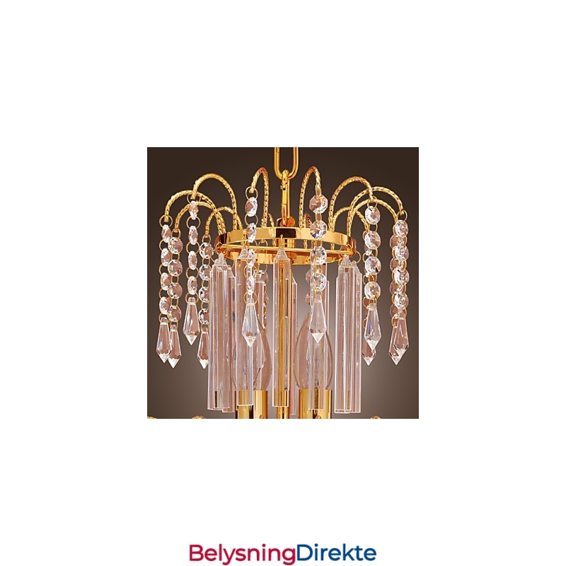 Luksuriøs Krystalllysekrone Med 7 Lys