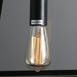 Rustikk Lysekrone I Ministil Med Galvanisert Metall