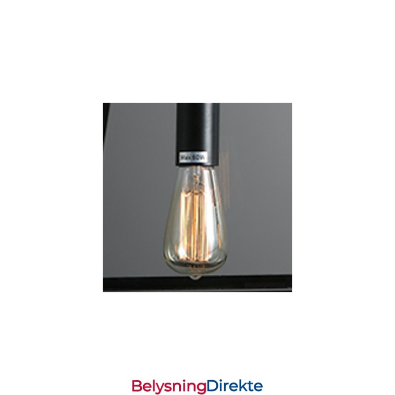 Rustikk Lysekrone I Ministil Med Galvanisert Metall