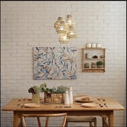 Cage Rope Creative Retro Art 5-Hodet Lysekrone