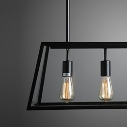 Rustikk Lysekrone I Ministil Med Galvanisert Metall