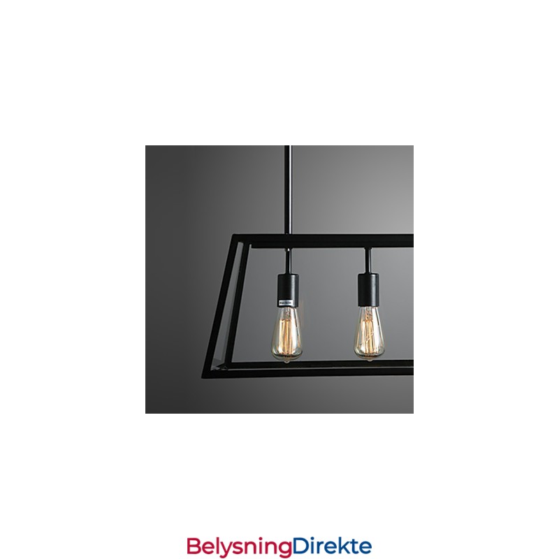 Rustikk Lysekrone I Ministil Med Galvanisert Metall