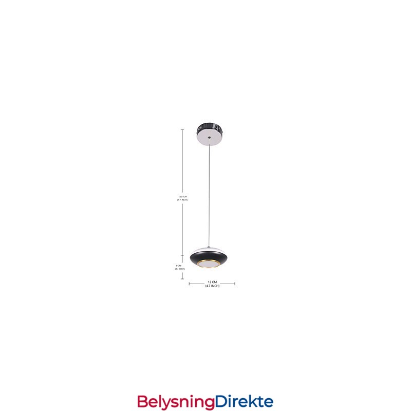 Moderne Flygende Tallerkendesign Høykvalitets Pendellampe Kafé