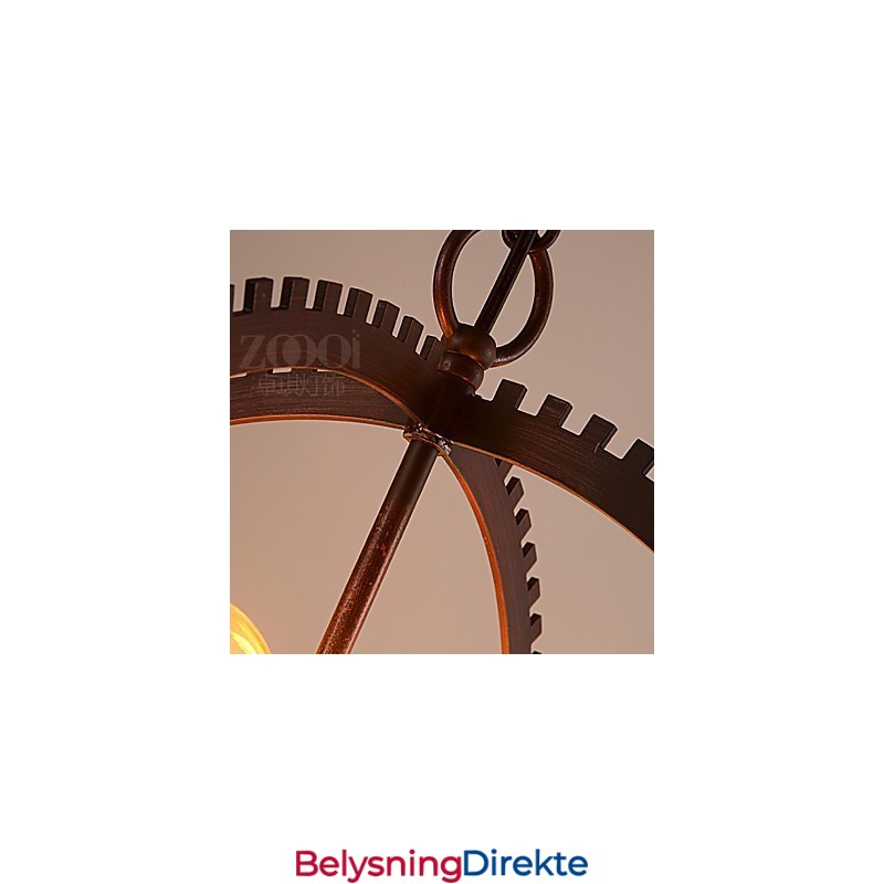 Kreative Retro Pendellamper Amerikansk Landlig Smijernslysekrone