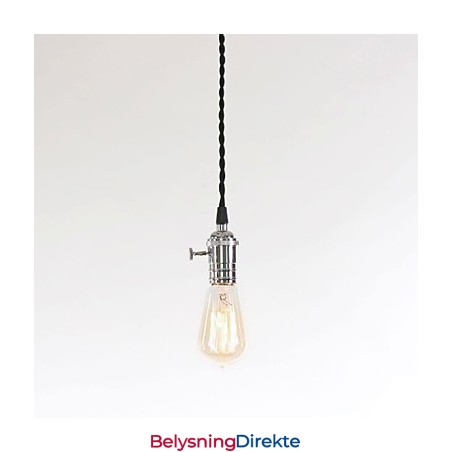 Tradisjonell Klassisk Vintage Mini-Stil Metallpendellampe