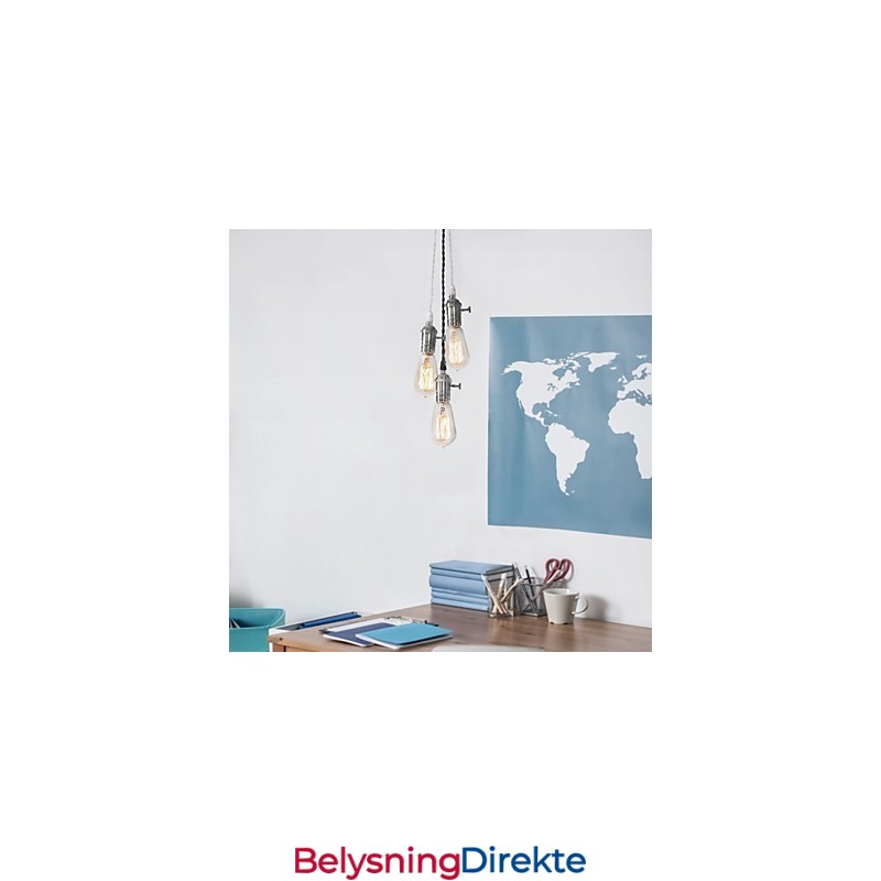 Tradisjonell Klassisk Vintage Mini-Stil Metallpendellampe