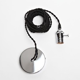 Tradisjonell Klassisk Vintage Mini-Stil Metallpendellampe