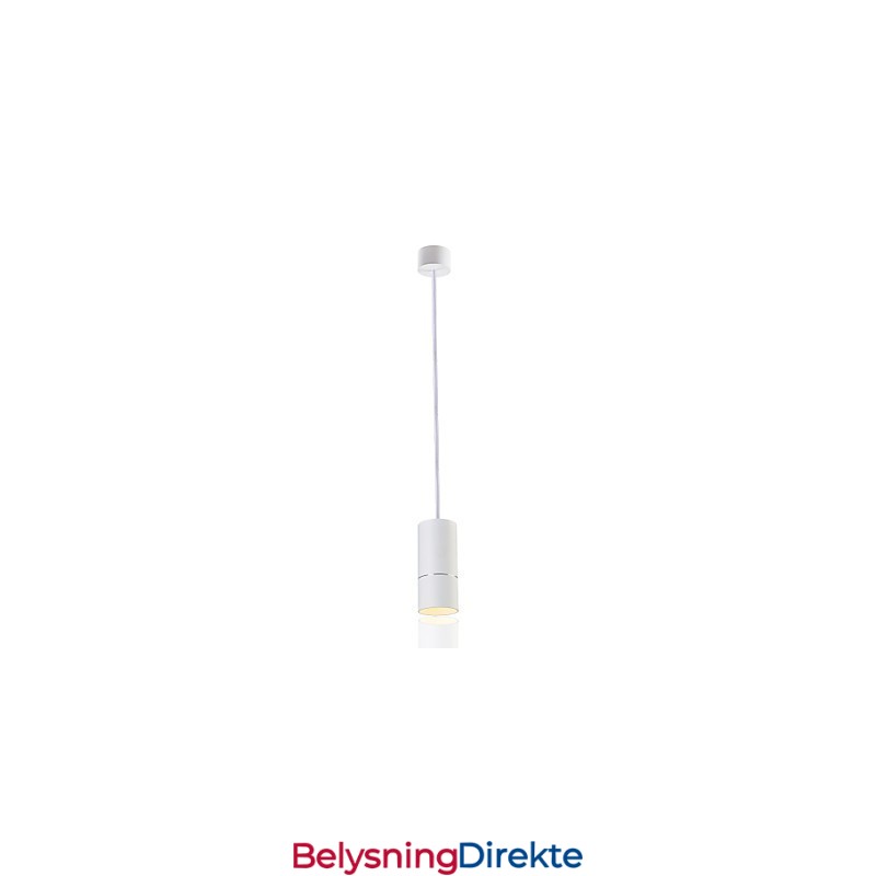 Ge 05032 8W 136Mm 1 Lys Mini Pendellampe Pulverhvit Med Aluminium