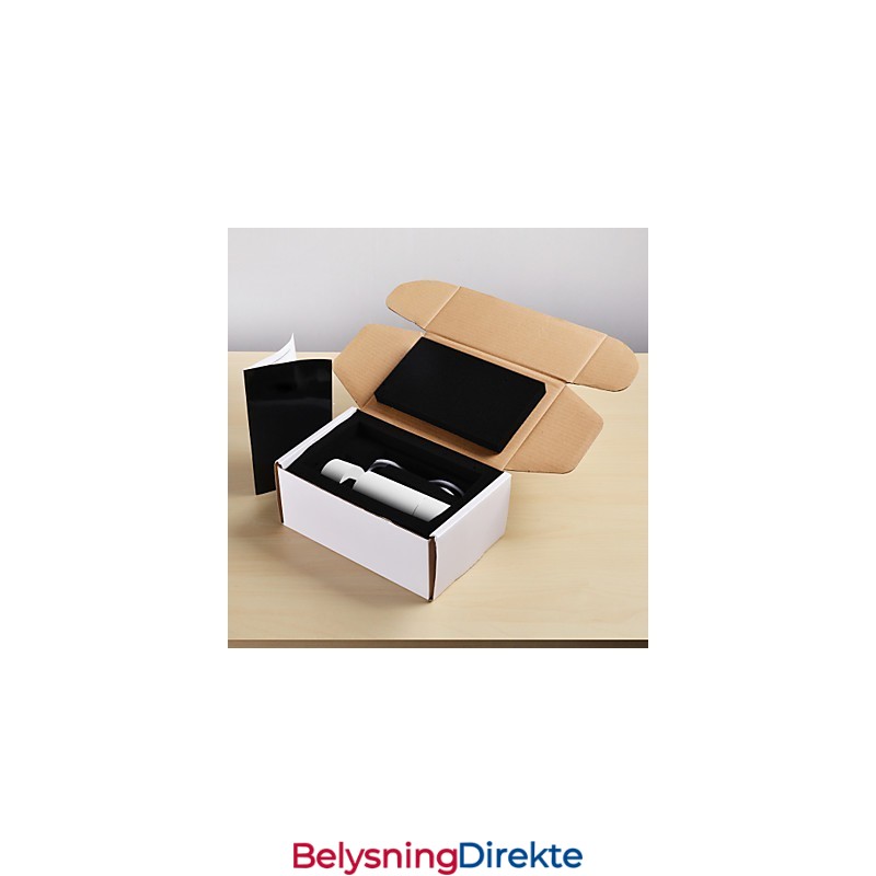 Ge 05032 8W 136Mm 1 Lys Mini Pendellampe Pulverhvit Med Aluminium