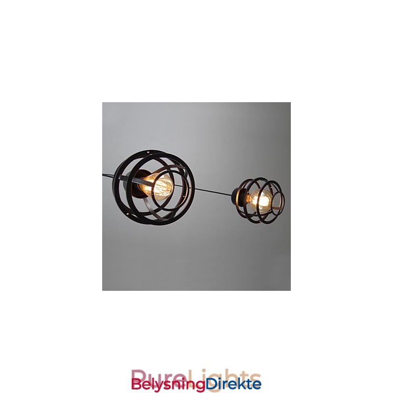 Retro Designer Metall Pendellampe