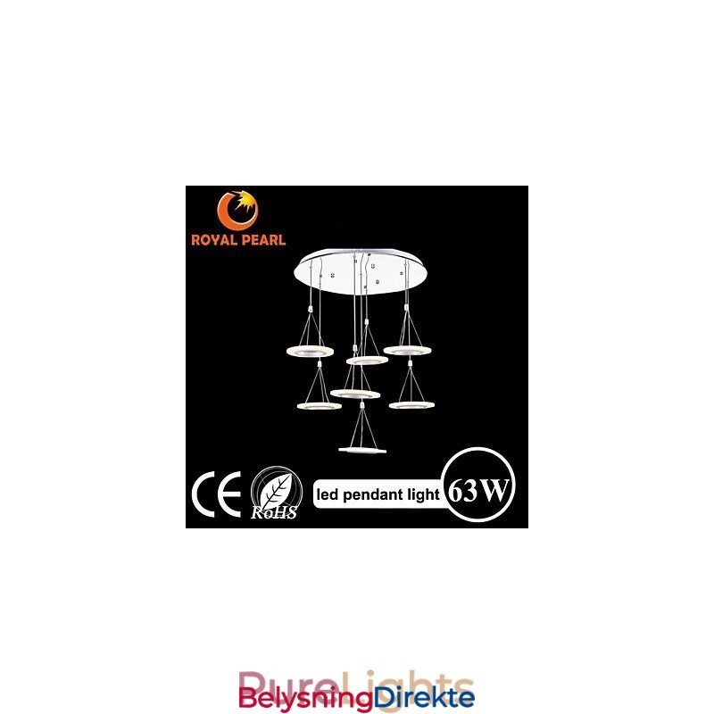 Innendørs 63W Pendelbelysning For Kontor