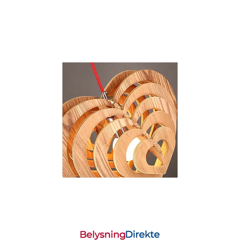 Lysekrone I Ministil, Lykt I Tre, Bambus