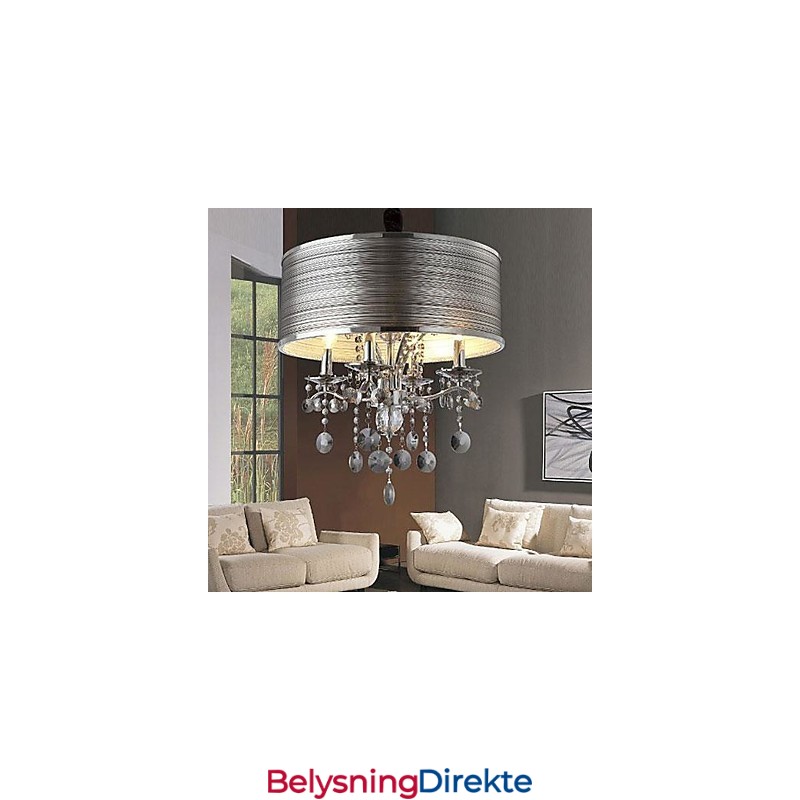 Moderne, Moderne Krystallmetallpendellampe