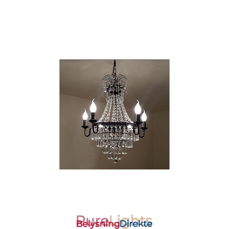 Amerikansk Landlig Retro Krystalllampe