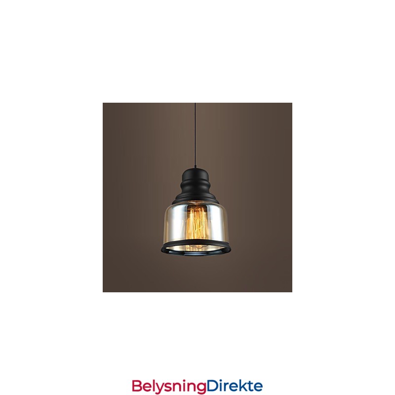 Retro Belysning Loft Lys Glass Pendellampe