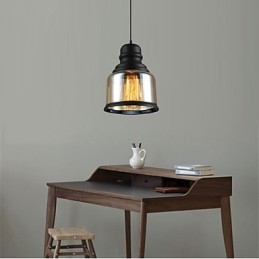 Retro Belysning Loft Lys Glass Pendellampe