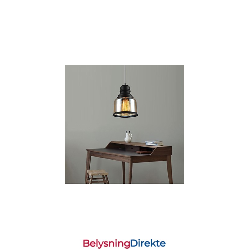 Retro Belysning Loft Lys Glass Pendellampe