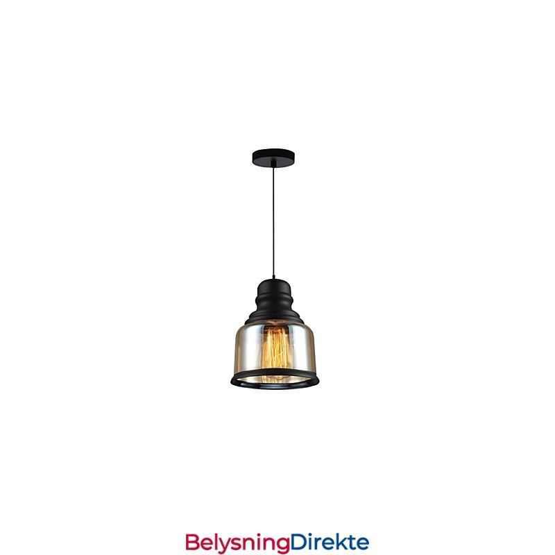 Retro Belysning Loft Lys Glass Pendellampe