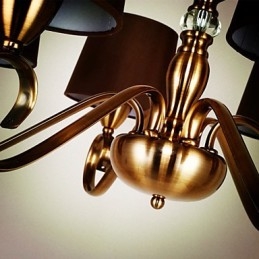 Rustikk Lysekrone I Metall I Ministil I Vintagestil I Hyttestil