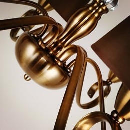 Rustikk Lysekrone I Metall I Ministil I Vintagestil I Hyttestil