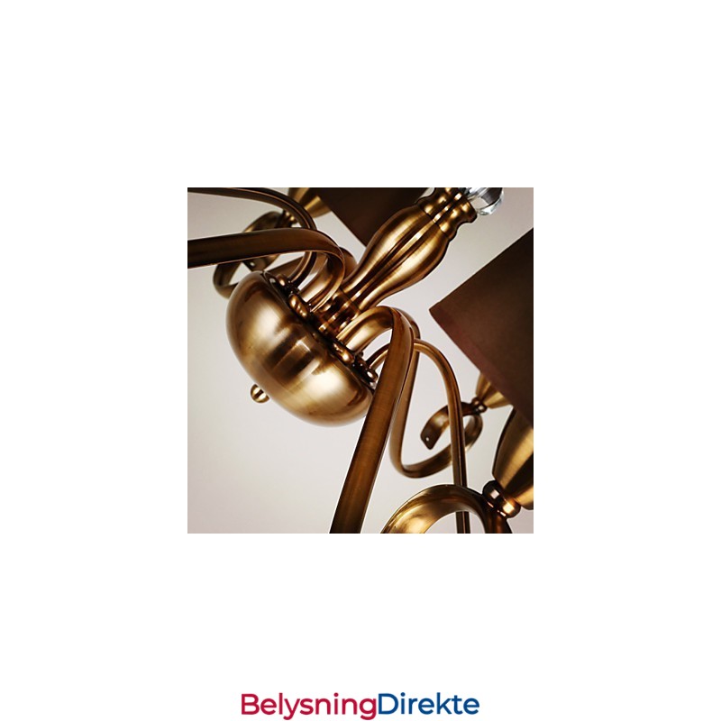 Rustikk Lysekrone I Metall I Ministil I Vintagestil I Hyttestil