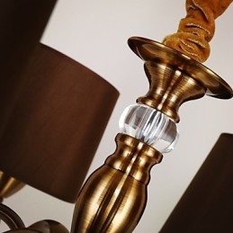 Rustikk Lysekrone I Metall I Ministil I Vintagestil I Hyttestil