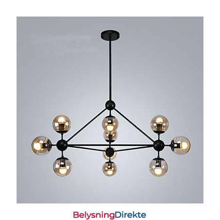 Landlig Maling Metall Pendellampe Garasje