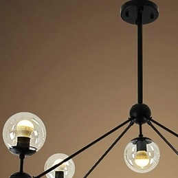 Landlig Maling Metall Pendellampe Garasje