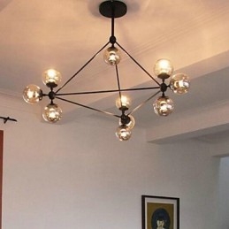 Landlig Maling Metall Pendellampe Garasje