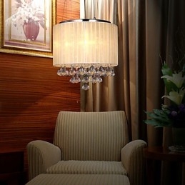 Elegant Krystall Pendellampe Med 4 Lys