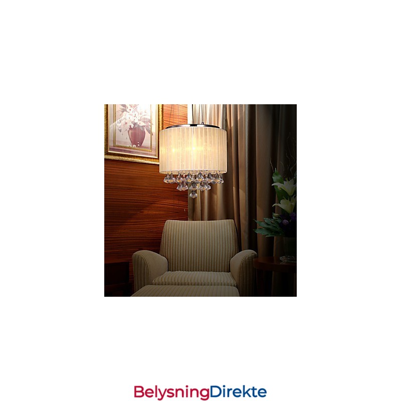 Elegant Krystall Pendellampe Med 4 Lys