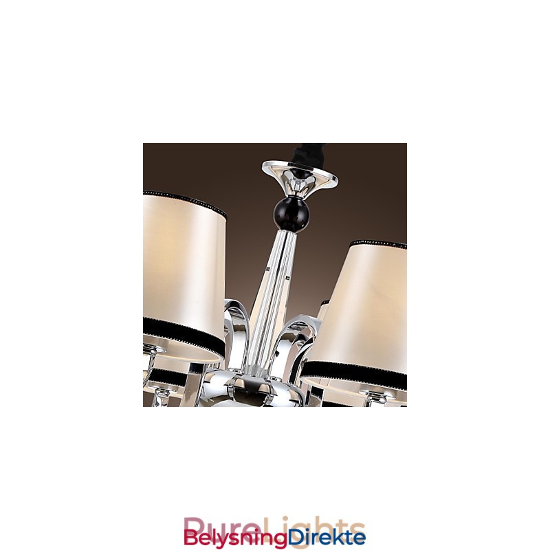 Moderne Samtids Tradisjonell Klassisk Rustikk Hytte Vintage Øy Krom Metall Lysekrone Spisestue