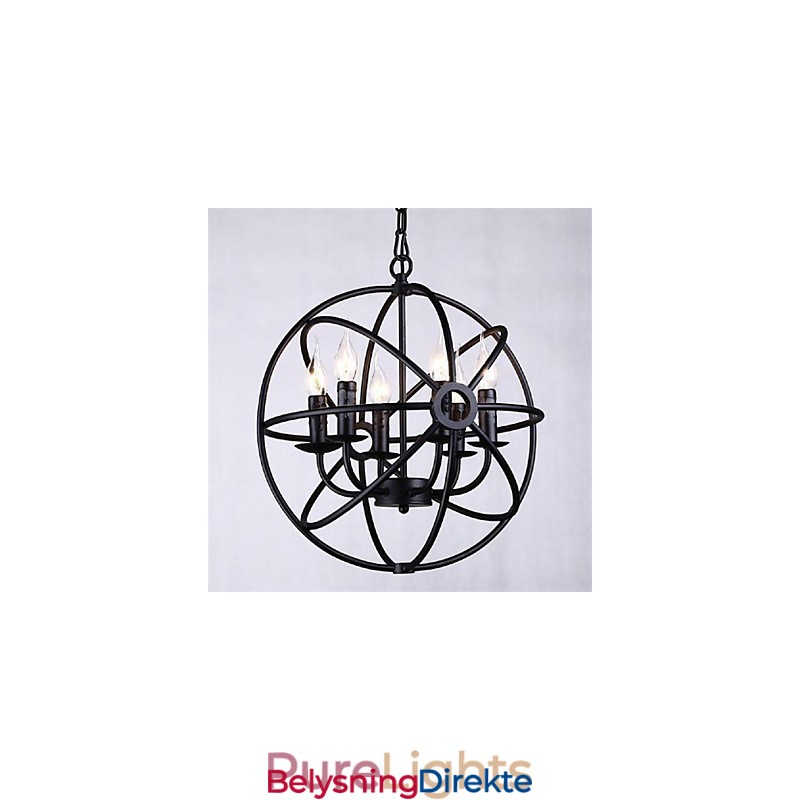 Mini-Lysekrone Anhengslampe Moderne Samtidsstil Tradisjonell Klassisk Rustikk Hytte Retro Lanterne Landlig Globe