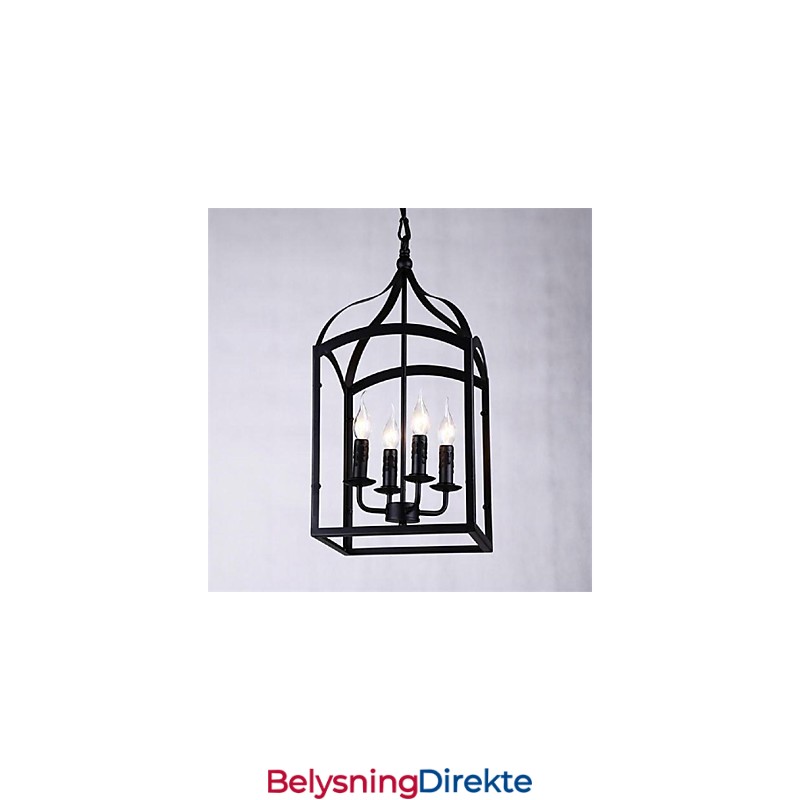 Moderne Samtids Tradisjonell Klassisk Rustikk Hytte Retro Lanterne Landlig Globe Mini-Stil Metall Pendellampe