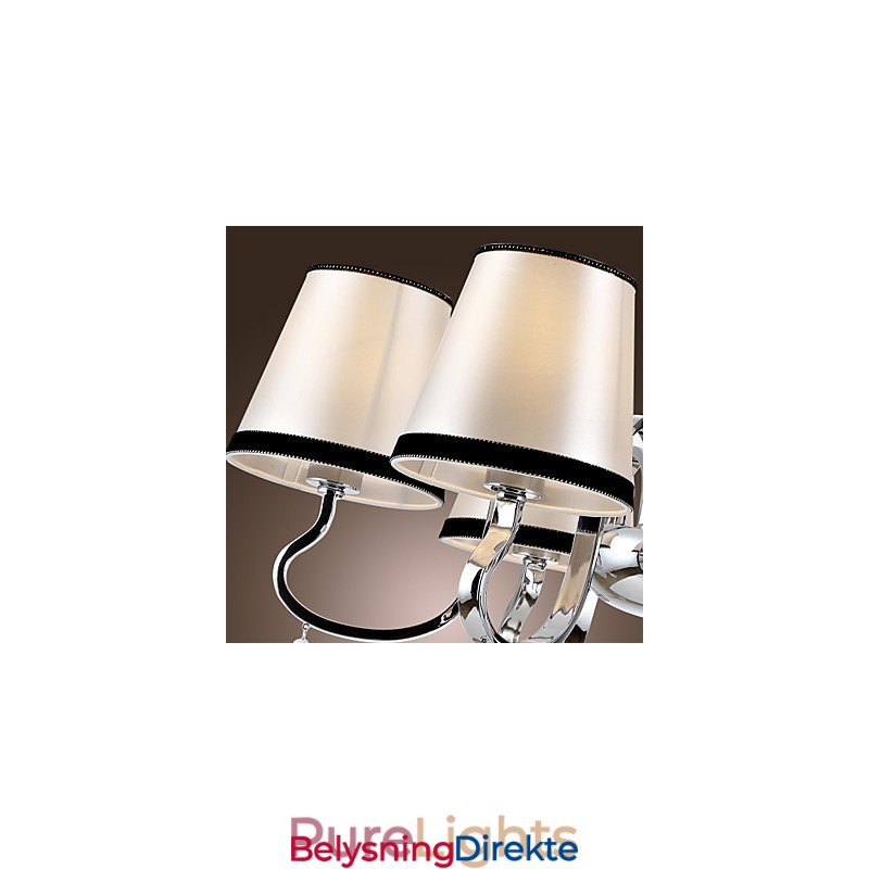 Moderne Samtids Tradisjonell Klassisk Rustikk Hytte Vintage Øy Krom Metall Lysekrone Spisestue