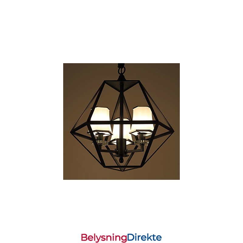 Pendellamper 3 Lys Landlig Utendørs Metall