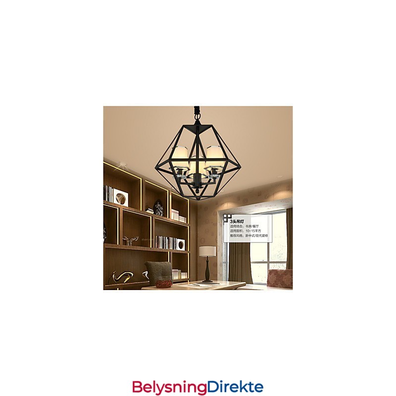 Pendellamper 3 Lys Landlig Utendørs Metall