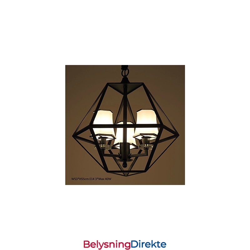 Pendellamper 3 Lys Landlig Utendørs Metall