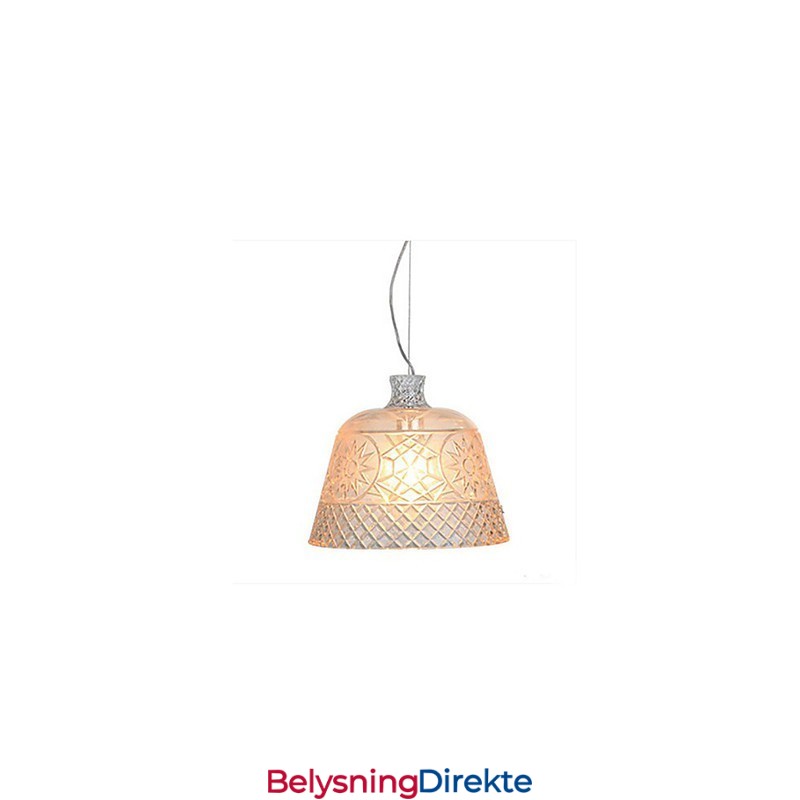 Lysekronen Med Dekorativ Kunstglassutskjæringsanheng