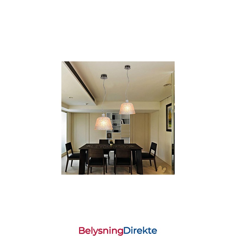 Lysekronen Med Dekorativ Kunstglassutskjæringsanheng