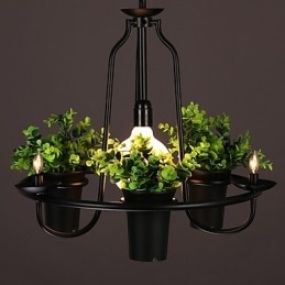 Moderne, Samtidskunstnerisk Dekorativ Design Pendellampe (Uten Planter)