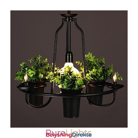 Moderne, Samtidskunstnerisk Dekorativ Design Pendellampe (Uten Planter)