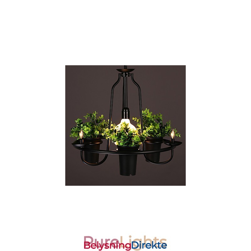 Moderne, Samtidskunstnerisk Dekorativ Design Pendellampe (Uten Planter)