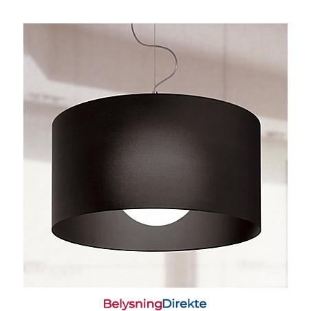 Jernpendellampe Med Svart Skjerm