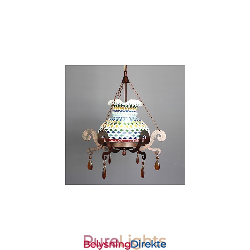 Enkel Vintage Lysekrone I Pastoral Industriell Kunst Med Én Sete